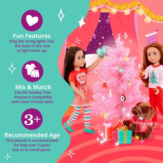 Foto 4 | Foto 4 | Árbol De Invierno Playset Glitter Para Niñas, 27 Unidades, Con Luces De Más De 3 Años - Venta Internacional.