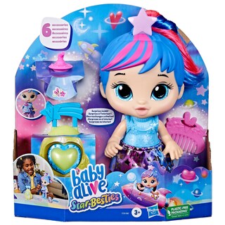 Foto 2 | Foto 2 | Muñeca Baby Alive Star Besties Stellar Skylar De 20 Cm Con Acceso. - Venta Internacional.