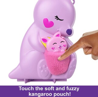 Foto 3 | Foto 3 | Set De Juguete De Viaje Polly Pocket 2 En 1 Con Animales Y 2 Muñecas - Venta Internacional.