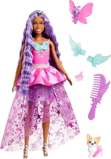 Foto 4 | Foto 4 | Muñeca Barbie Barbie «brooklyn» A La Moda Con 2 Mascotas De Fantasía - Venta Internacional.