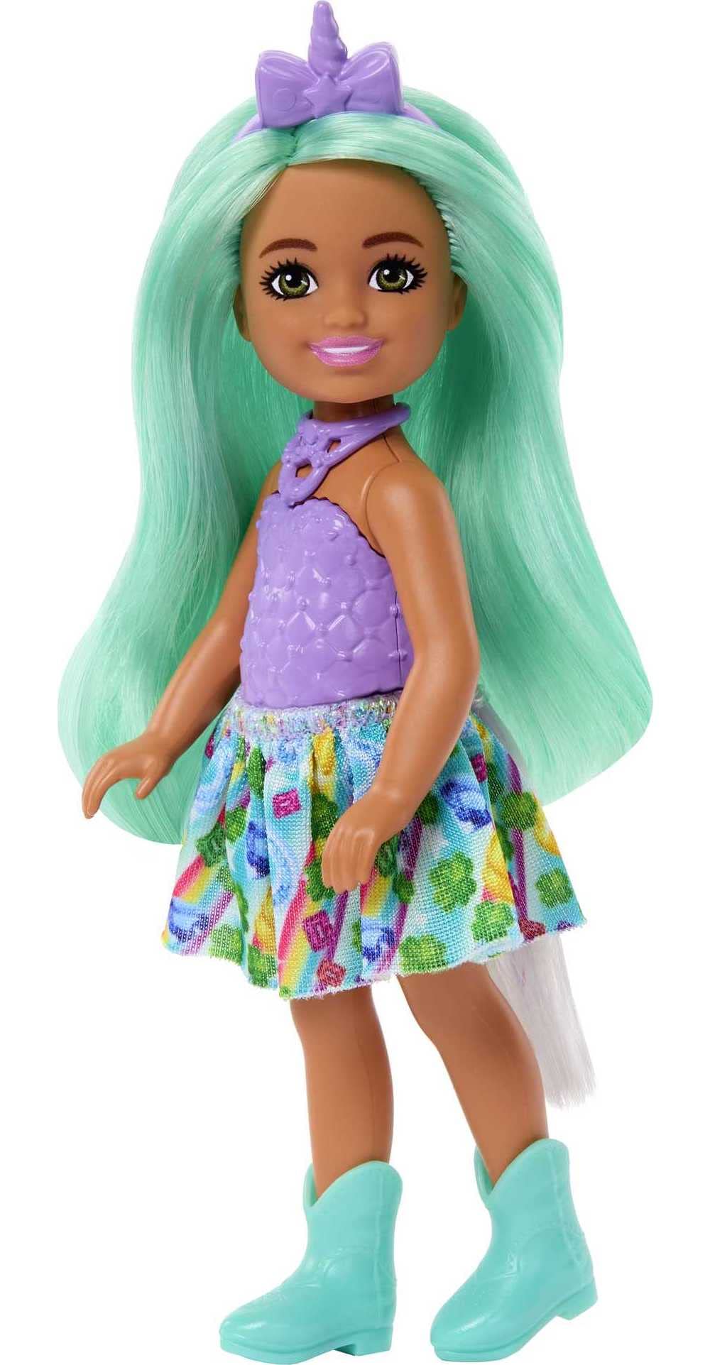 Muñeca Barbie Dreamtopia Chelsea Unicorn Con Accesorio De Más De