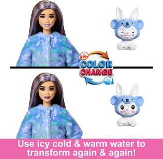 Foto 5 | Foto 5 | Muñeca Barbie Cutie Reveal Con Disfraz De Animal Y 10 Sorpresas - Venta Internacional.