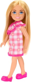 Foto 5 | Foto 5 | Muñeca Barbie Chelsea De 15 Cm Con Vestido Extraíble A Cuadros - Venta Internacional.