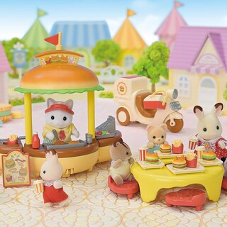 Foto 2 | Foto 2 | Soporte Para Hamburguesas Playset Calico Critters Con Latte Cat Father - Venta Internacional.