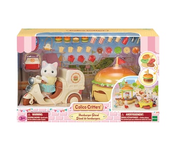 Foto 7 | Foto 7 | Soporte Para Hamburguesas Playset Calico Critters Con Latte Cat Father - Venta Internacional.