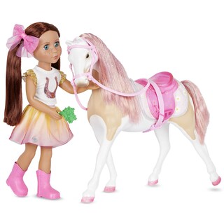 Foto 5 | Foto 5 | Bonnie Toy Horse Glitter Para Niñas De 14 Pulgadas Con Accesorios De Más De 3 Años - Venta Internacional.