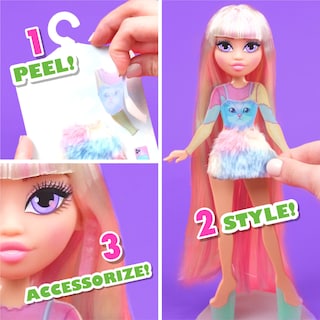 Foto 4 | Foto 4 | Muñeca Moderna Just Play Style Bae Kenzie De 25 Cm Con 28 Piezas - Venta Internacional.