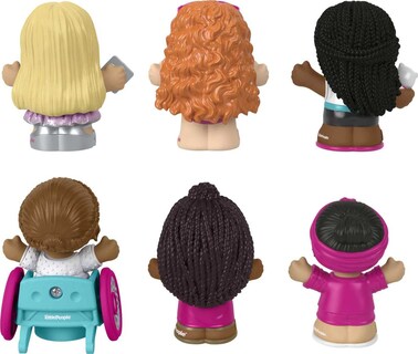 Foto 5 | Foto 5 | 6 Figuras Little People de Temática Barbie Fisher-Price - Venta Internacional