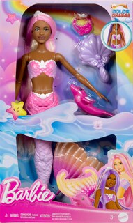 Foto 6 | Foto 6 | Muñeca Sirena Barbie Brooklyn Con Cabello Que Cambia De Color Y Delfín - Venta Internacional.
