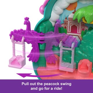 Foto 5 | Foto 5 | Toy Polly Pocket Peacock Garden Compact Con 2 Muñecas Y Mascotas - Venta Internacional.