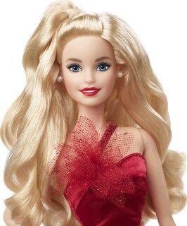 Foto 3 | Foto 3 | Muñeca Barbie Signature Holiday Blonde 2022 Con Vestido Rojo - Venta Internacional.