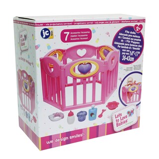 Foto 5 | Foto 5 | Set De Regalo Baby Doll Play Pen Jc Toys For Keeps Playtime Pink - Venta Internacional.