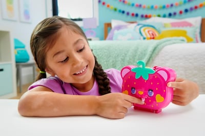 Foto 2 | Foto 2 | Set Polly Pocket Dolls & Playset con 2 micromuñecas y 12 accesorios en parche con forma de oso paja - Venta Internacional