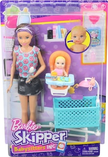 Foto 6 | Foto 6 | Muñecas Barbie Skipper Babysitters Inc con Accesorios - Venta Internacional