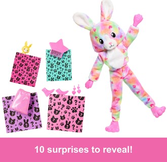 Foto 3 | Foto 3 | Muñeca Barbie Cutie Reveal Color Dream Con Disfraz De Conejito - Venta Internacional.