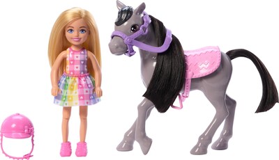 Foto 5 | Foto 5 | Set De Muñecas Barbie Chelsea Con Caballo De Juguete, Casco Y Silla De Montar De Más De 3 Años - Venta Internacional.