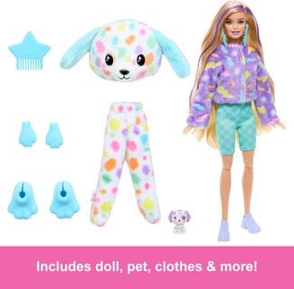 Foto 4 | Foto 5 | Muñeca Barbie Cutie Reveal Color Dream Con Accesorios - Venta Internacional.