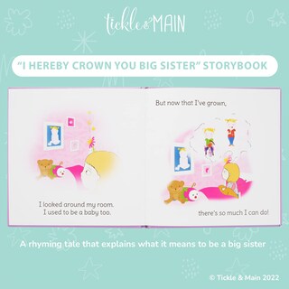 Foto 5 | Foto 5 | Set De Regalo Tickle & Main Big Sister I Here Crown You Book - Venta Internacional.