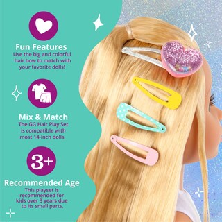 Foto 6 | Foto 6 | Set De Peinado Hair Play Glitter Girls Gg Para Muñecas De 14 Pulgadas - Venta Internacional.