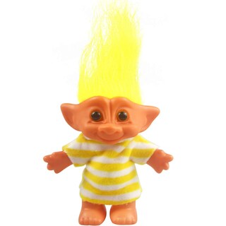 Foto 1 | Foto 1 | Muñeca Troll Yintlilocn Vintage De 7.5 Pulgadas Con Pelo Amarillo De Pvc - Venta Internacional.
