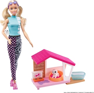 Foto 2 | Foto 2 | Miniset De Juego Barbie Con 2 Cachorros De Mascota, Caseta De Perro Y Accesorios - Venta Internacional.