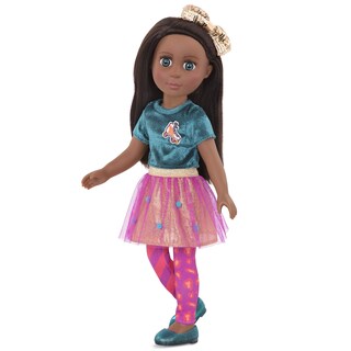 Foto 1 | Foto 1 | Muñeca Moderna Con Purpurina Para Niñas Odessa, 36,8 Cm, Con Ropa A Partir De 3 Años - Venta Internacional.