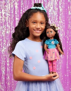 Foto 2 | Foto 2 | Muñeca Moderna Con Purpurina Para Niñas Odessa, 36,8 Cm, Con Ropa A Partir De 3 Años - Venta Internacional.