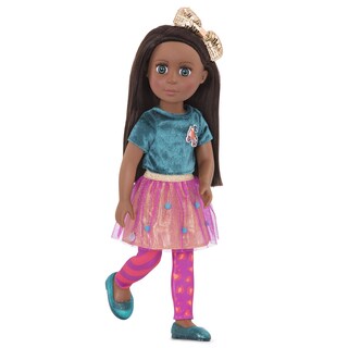 Foto 5 | Foto 5 | Muñeca Moderna Con Purpurina Para Niñas Odessa, 36,8 Cm, Con Ropa A Partir De 3 Años - Venta Internacional.