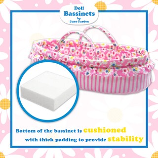 Foto 4 | Foto 4 | Cesta Para Muñecas June Garden Cozy Dream Para Niña Estadounidense De 18 Pulgadas - Venta Internacional.