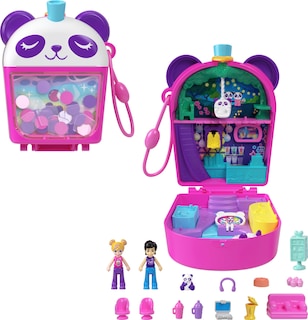 Foto 1 | Foto 1 | Playset Polly Pocket Bubble Tea Panda Con 2 Micromuñecas - Venta Internacional.
