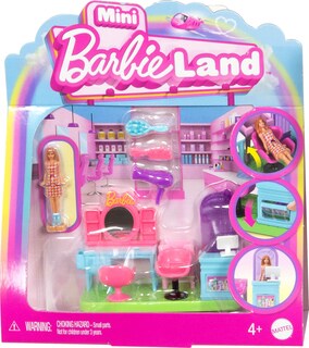 Foto 1 | Foto 1 | Peluquería Playset Barbie Mini Barbieland Con Muñeca De 1.5 Pulgadas - Venta Internacional.