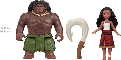 Foto 2 | Foto 2 | Toy Mattel Disney Moana & Maui Ocean Adventures, Paquete De 2 - Venta Internacional.