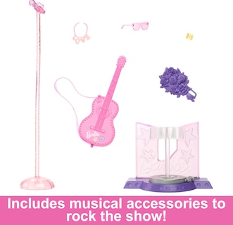 Foto 4 | Foto 4 | Muñeca Barbie Pop Star Del 65 Aniversario Con Accesorios - Venta Internacional.