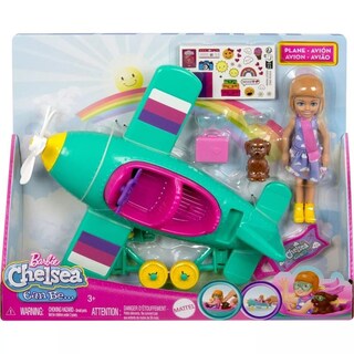 Foto 6 | Foto 6 | Playset Barbie Chelsea y Avión con 7 Accesorios - Venta Internacional