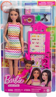 Foto 6 | Foto 6 | Muñeca Barbie Teacher y Accesorios - Venta Internacional