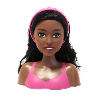 Foto 4 | Foto 4 | Cabello Peinador Barbie, Pequeño, Negro, Con Accesorios, Más De 3 Años - Venta Internacional.