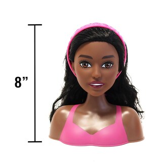 Foto 5 | Foto 5 | Cabello Peinador Barbie, Pequeño, Negro, Con Accesorios, Más De 3 Años - Venta Internacional.
