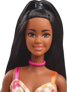 Foto 3 | Foto 3 | Muñeca De Moda Barbie Fashionistas #233 Con Pelo Y Vestido Negros - Venta Internacional.