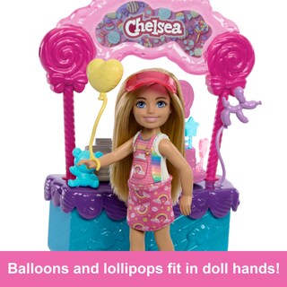 Foto 4 | Foto 4 | Set De Juguetes Barbie Chelsea Doll & Lollipop Stand Con 10 Entradas. - Venta Internacional.