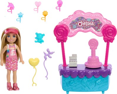 Foto 5 | Foto 5 | Set De Juguetes Barbie Chelsea Doll & Lollipop Stand Con 10 Entradas. - Venta Internacional.