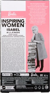 Foto 6 | Foto 6 | Muñeca Barbie Que Inspira A Las Mujeres Isabel Allende Con Libro Y Mascota - Venta Internacional.