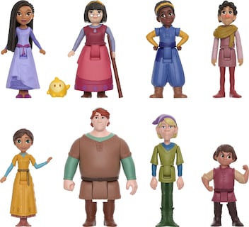 Foto 1 | Foto 1 | Set De Muñecas Mattel Disney Wish The Teens Con 8 Muñecas Y Una Estrella - Venta Internacional.