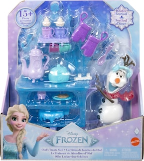 Foto 6 | Foto 6 | Muñeco Frozen Olaf De Toy Mattel Disney Con Set De Juego Treat Sled - Venta Internacional.