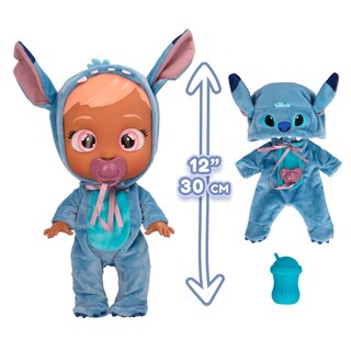 Foto 4 | Foto 4 | Baby Doll Cry Babies Disney Stitch -12 Con Pijama De 18 M O Más - Venta Internacional.