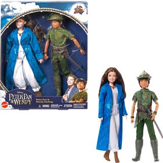 Foto 1 | Foto 1 | Set Coleccionable Mattel Disney Peter Pan Y Wendy Con Muñecas De Moda - Venta Internacional.