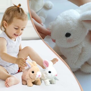 Foto 4 | Foto 4 | Toy Bunny Betterlife Bunbi Realistic Para Niños, Marrón Y Blanco - Venta Internacional.