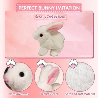 Foto 6 | Foto 6 | Robot Bunbi De Toy Bunny Para Niños Que Responde Al Tacto Y A La Voz - Venta Internacional.