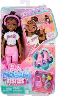 Foto 6 | Foto 6 | Muñeca De Moda Barbie Dream Besties Brooklyn Con Accesorios - Venta Internacional.