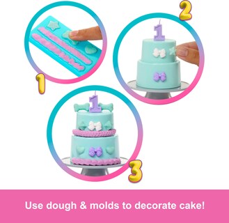 Foto 5 | Foto 5 | Muñeca Barbie Party, Sin Caja, Con Accesorios, Serie De Cumpleaños Para Mascotas - Venta Internacional.