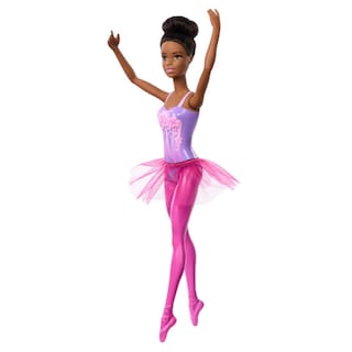 Foto 3 | Foto 3 | Muñeca Moderna Barbie Bailarina Morena Con Tutú Morado - Venta Internacional.